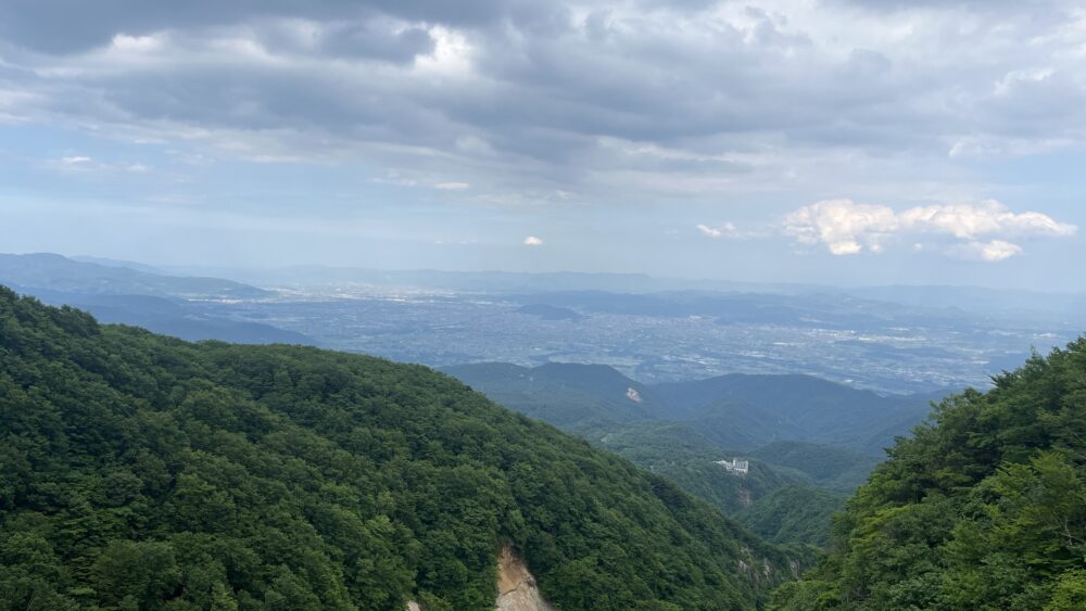 磐梯吾妻スカイラインつばくろ谷からの景色