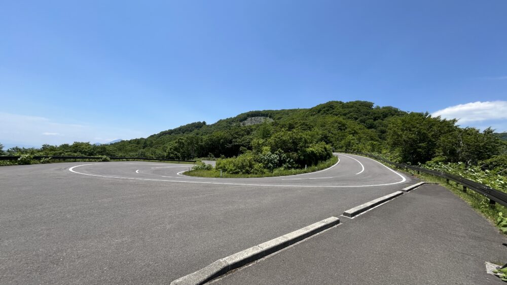 磐梯吾妻スカイラインのヒルクライムコース土湯ステージの絶景